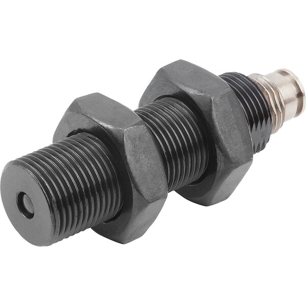 Indexing Plunger W Pneumatic Cylinder Size:2 D1=M20X1, 5, D=6, Steel Hardened, Comp:Steel